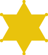 Golden Badge Icon.